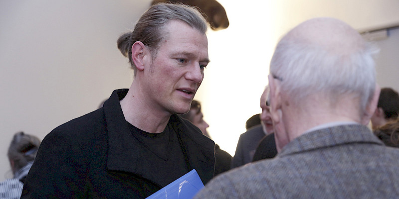 Nico Bleutge auf der Preisverleihung des Kranichsteiner Literaturpreises 2017