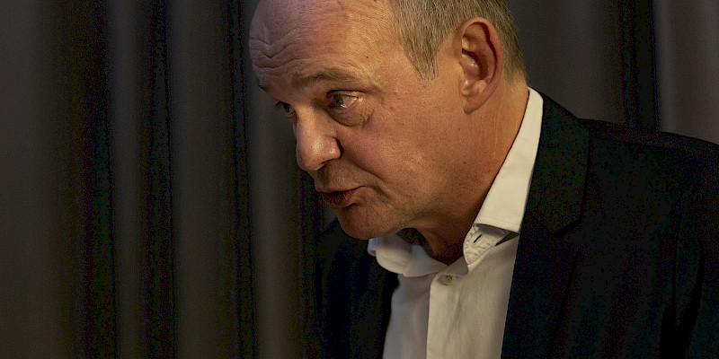 Thomas Lehr bei der Verleihung des Kranichsteiner Literaturpreises 2018