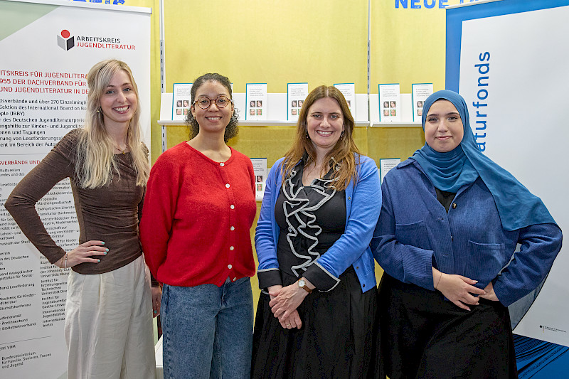 v.l.n.r.: Franziska Hörner, Ayşe Klinge, Anna Maria Praßler, Basma Hallak