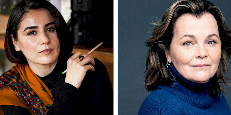 Karosh Taha (l.), Katja Oskamp (r.)