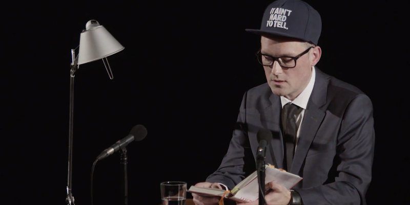Jan Brandt bei der Verleihung des New-York-Stipendiums