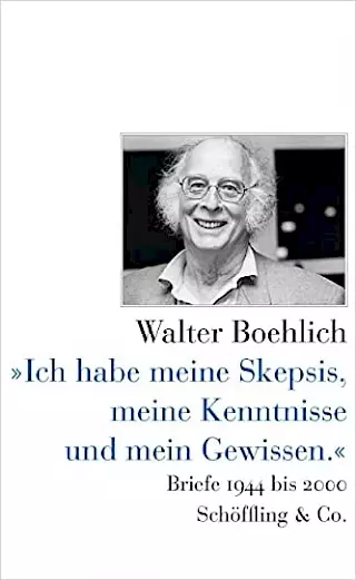Cover: Ich habe meine Skepsis, meine Kenntnisse und mein Gewissen. Briefe 1944 bis 2000