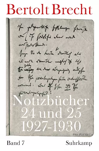 Cover: Notizbücher 24 und 25, 1927–1930