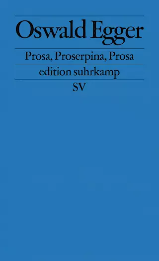 Cover: Prosa, Proserpina, Prosa