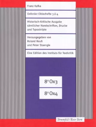 Cover: Oxforder Oktavhefte 3 &amp; 4 und Historisch-Kritische Ausgabe sämtlicher Handschriften, Drucke und Typoskripte