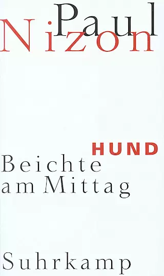 Cover: Hund. Beichte am Mittag