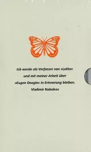 Cover: Eugen Onegin; Vorwort u. Einleitung von Vladimir Nabokov, dt. von Sabine Baumann, Mitarbeit Christiane Körner