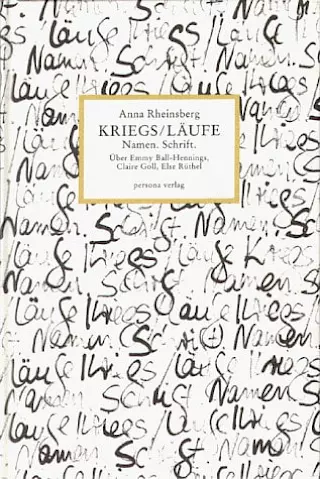 Cover: Kriegs/Läufe. Namen. Schrift