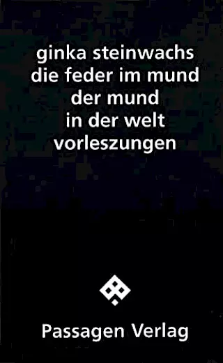 Cover: die feder im mund der mund in der welt
