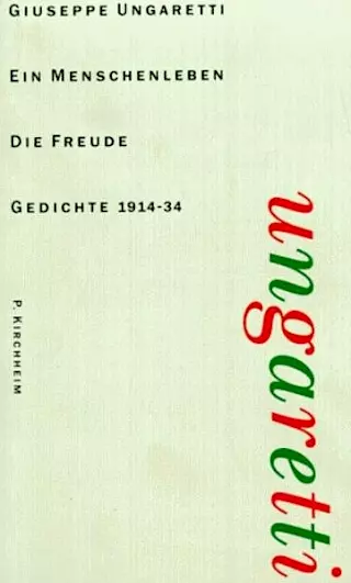 Cover: Ein Menschenleben – Die Freude (Gedichte 1914–34); Bd. 1; Zeitgefühl (Gedichte 1919–46), Bd. 2; Das verheißene Land (Gedichte 1933–70), Bd. 3; Die Wüste und weiter (Reiseprosa 1923–69), Bd. 4