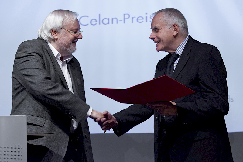 Wend K&auml;ssens und Moshe Kahn