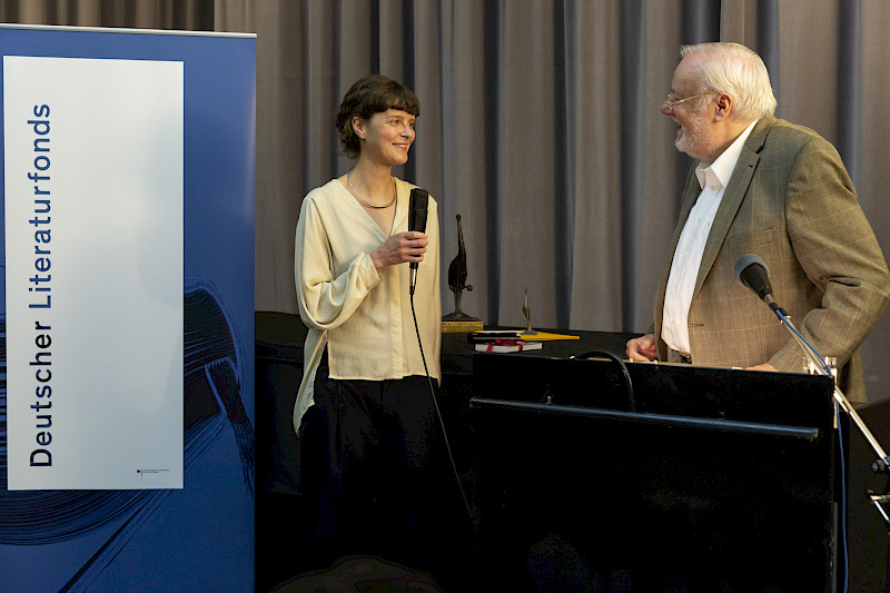 Nina Bu&szlig;mann im Gespr&auml;ch mit Wend K&auml;ssens