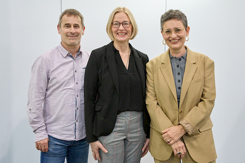 v.l.n.r.: Ralf Schweikart, Iris Kruse, Christine Kn&ouml;dler